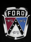 Ford V8 Flathead 1949 50 51 Mens XL T shirt black hood emblem Flat Head XL