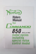 Norton Commando 850 MK1A MK2 MKII Riders Handbook Manual 06-5321 OEM