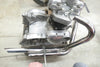 Triumph RIGHT SIDE 650 750 drag pipes 1 3/4" Chrome exhaust slash cut RS Exit chopper