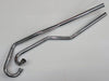 Triumph Exhaust pipe set 650 unit twin high level LH left hand Chrome UK Made