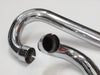 Triumph Exhaust pipe set 650 unit twin high level LH left hand Chrome UK Made