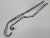 Triumph Exhaust pipe set 650 unit twin high level LH left hand Chrome UK Made