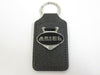 vintage Ariel key ring fob chain motorcycle black badge UK Made rugged leather holder