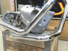 Triumph 1 3/4" 3 Bend pipe set Right side drag header pipes drag pipes