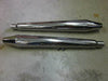 Norton Muffler Set OEM 06-1978TA 06-1978 Commando silencers mufflers 1 1/2" UK