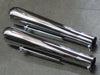 1 3/4" inlet smoothy mufflers exhaust tips Triumph BSA Custom Motorcycle *