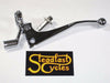 1" clutch lever assembly Triumph ball end left hand for 1 inch bars