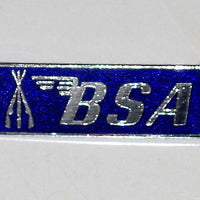 BSA Piled Arms & Stacked Rifles lapel pin Blue made in England
