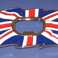 Union jack beer  bottle opener belt buckle British flag UK