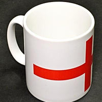 England Flag Mug 10oz coffee cup ceramic motorcycle St. George's Cross UK Made