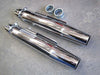 Mufflers Tapered Muffler Set 1 1/2" 1 3/4" inlet 15" long Triumph Norton BSA