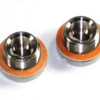 2 Screw plug & washer Amal concentric float bowl 622/155 622/151 chrome