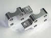 Triumph wheel SPINDLE axle CAPS T140 T150 T160 disc brake billet 97-4456 97-4457