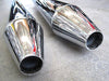 Norton Muffler Set 06-1978 70-74 Norton Commando Reverse Cone UK Made mufflers