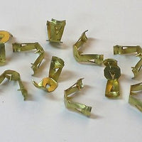 10 each Straight Distributor magneto staple brass spark plug wire connector conn