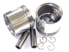 TRIUMPH 650 Piston set 80 over .080 pistons unit 9:1 compression
