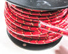Red woven cotton covered Spark Plug Wire 7mm stranded copper Core By The Foot