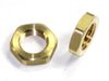 2 nuts Petcock thin brass nut pair 83-0006 Triumph Norton BSA locking nuts