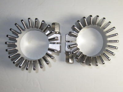71-0216 Stainless rossets clown collars 1 3/4