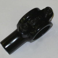 Universal mirror mount black 10mm threaded for 7/8" handlebars