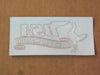 BSA Bantam varnish transfer decal Right side