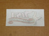 BSA Bantam varnish transfer decal Right side