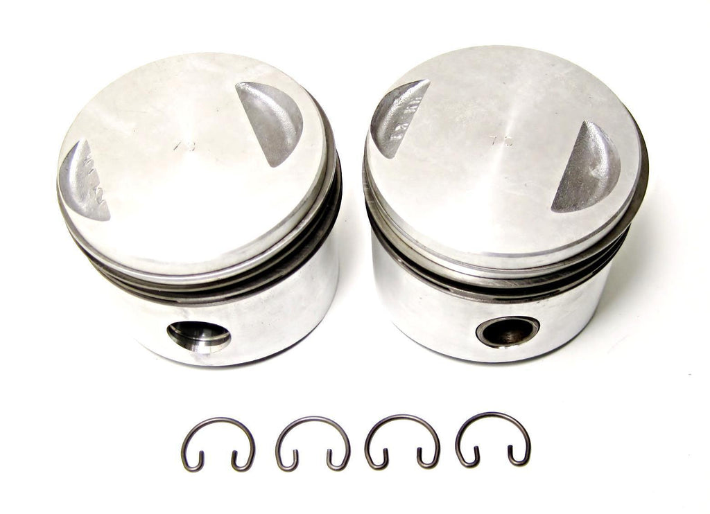 Norton Commando pistons 850 plus 40 .040 over GPM piston set with rings 06-4042