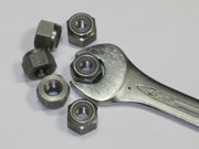 6 CEI nut 1/4" x 26 Nyloc Stainless Triumph Norton BSA CEI BSC Whitworth 42-3249