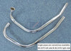 NORTON Commando exhaust pipes OEM Norton Roadster 1970-74 750 06-3375/6