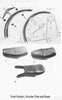 06-2328/kit Norton front fender 1970 1971 Commando Kit