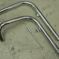 Triumph header pipe set Unit 500 custom side pipes T100