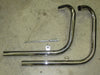 Triumph header pipe set Unit 500 custom side pipes T100