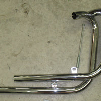 Triumph header pipe set Unit 500 custom side pipes T100