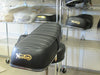 New Seat Norton Commando 750 Roadster ribbed top chrome trim w strap UK Made Andover
