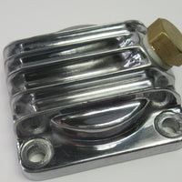 41-0620 BSA Sump filter plate polished finned aluminum B44 B25 A50 A56 A7 A10 70-8064