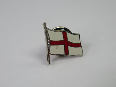 Vintage England Flag Lapel Hat Pin antique St George's red Cross