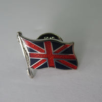 Vintage Union Jack British Flag Lapel Hat Pin classic antique England UK