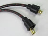 Copper Spark Plug Wires Triumph 6T 1961 1962 pre-unit woven cloth wire set black w red