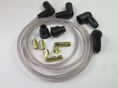 Clear ignition wire set for twin cut at 28