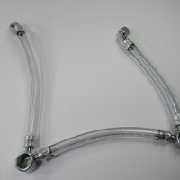 Triumph fuel line assembly 500 twin carb monoblock T100R Daytona up to 1967