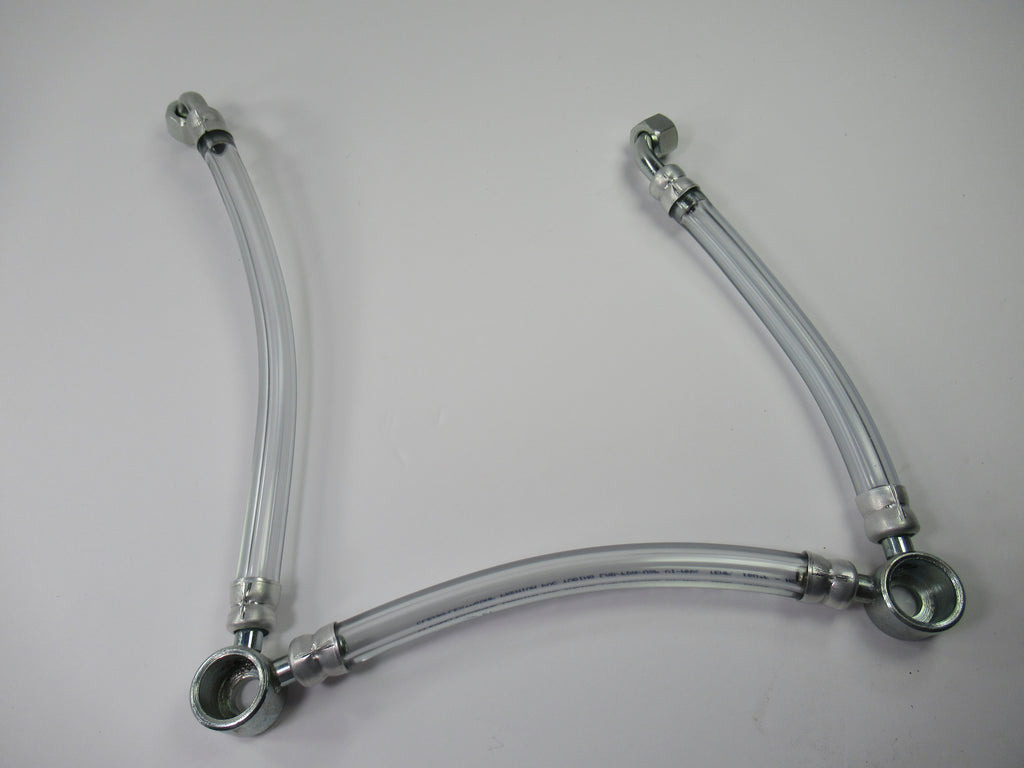 Triumph fuel line assembly 500 twin carb monoblock T100R Daytona up to 1967