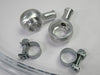 Fuel line set Amal Monoblock Triumph T100 Daytona 1967 w half width bowl crossover pipe