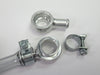 Fuel line set Amal Monoblock Triumph T100 Daytona 1967 w half width bowl crossover pipe