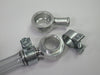 Fuel line set Amal Monoblock Triumph T100 Daytona 1967 w half width bowl crossover pipe