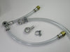 Fuel line set Amal Monoblock Triumph T100 Daytona 1967 w half width bowl crossover pipe