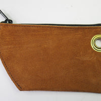 Registration envelope leather heavy duty zipper USA Made pouch motorcycle auto