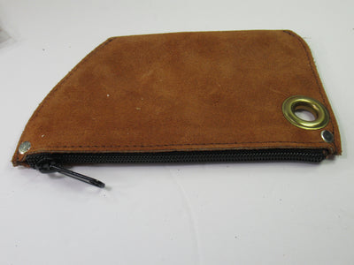 Registration envelope leather heavy duty zipper USA Made pouch motorcycle auto
