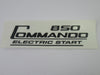 06-6390 Decal Norton 850 Commando black UK MADE vinyl peel and stick