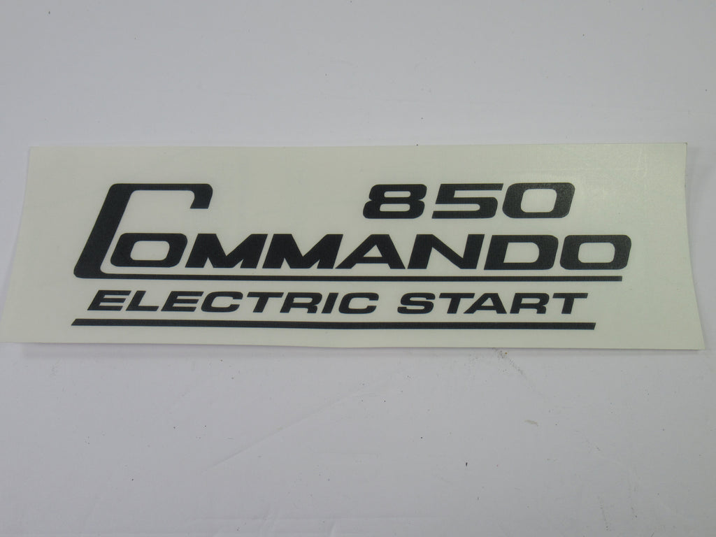 06-6390 Decal Norton 850 Commando black UK MADE vinyl peel and stick
