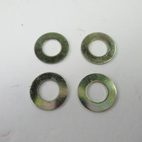 4 each FLAT WASHER UK MADE 1/4" small OD